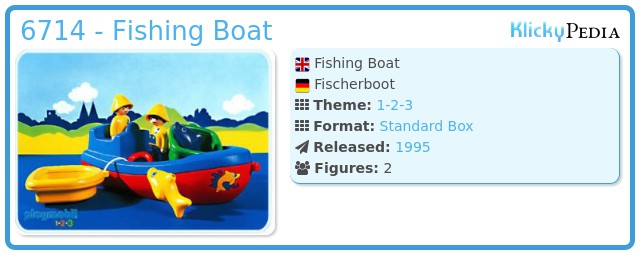 Playmobil 6714 - Fishing Boat