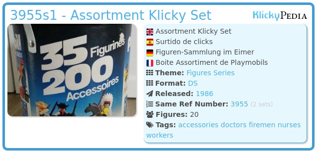 Playmobil 3955s1 - Assortment Klicky Set