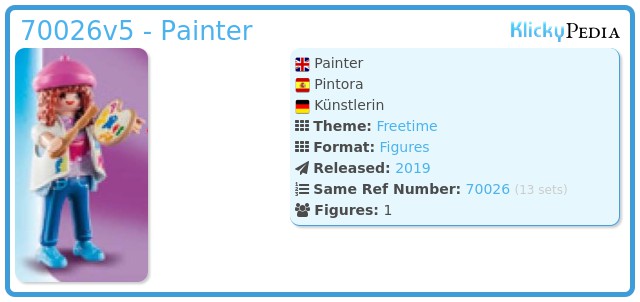 Playmobil 70026v5 - Painter