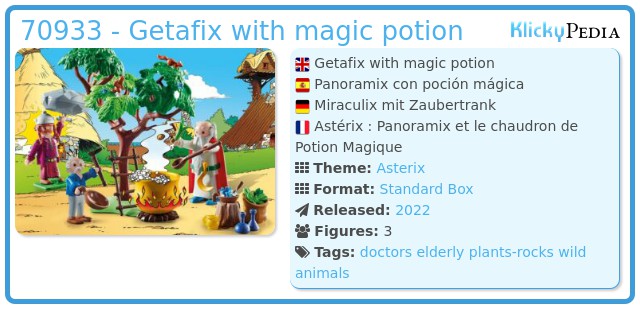 Playmobil 70933 - Getafix with magic potion