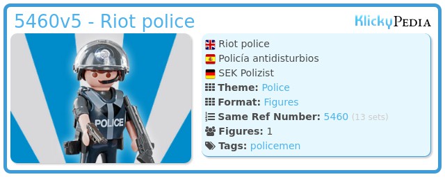 Playmobil 5460v5 - Riot police