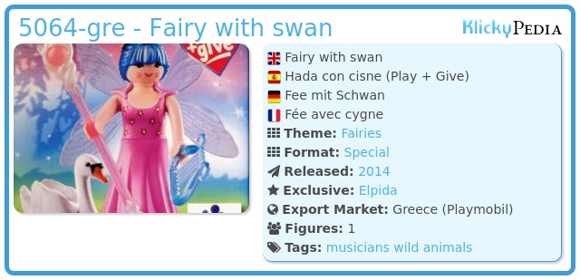 Playmobil 5064-gre - Fairy with swan