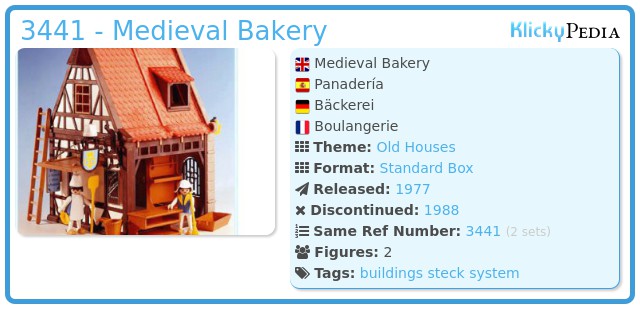 Playmobil 3441 - Medieval Bakery