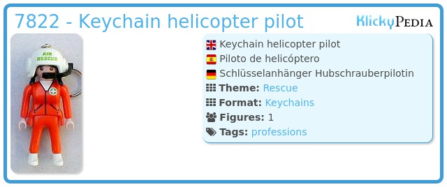Playmobil 7822 - helicopter pilot