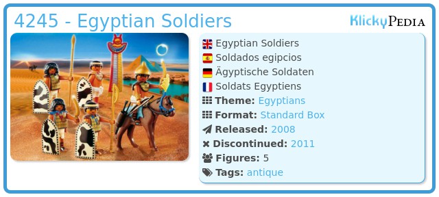 Playmobil 4245 - Egyptian Soldiers