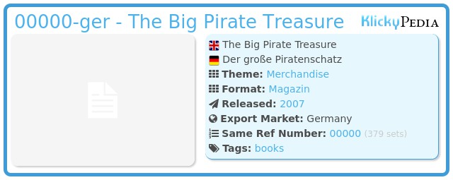 Playmobil 00000-ger - The Big Pirate Treasure
