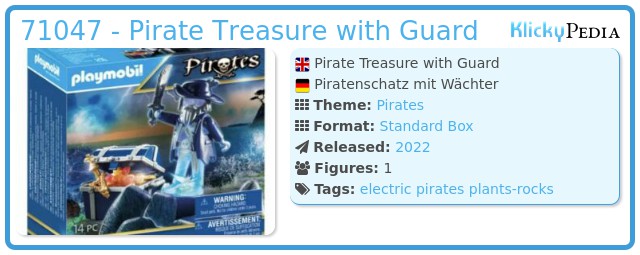 Playmobil Pirat mit Schatzkiste Pirate with treasure chest Limitiert Neuware 