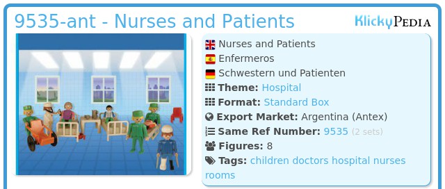 Playmobil 9535-ant - Nurses and Patients