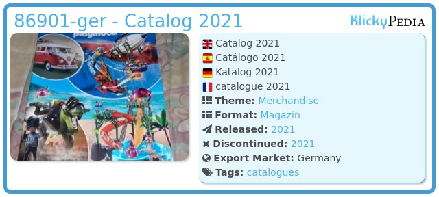Playmobil 86901-ger - Katalog 2021
