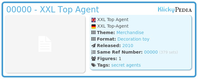 Playmobil 00000 - XXL Top Agent