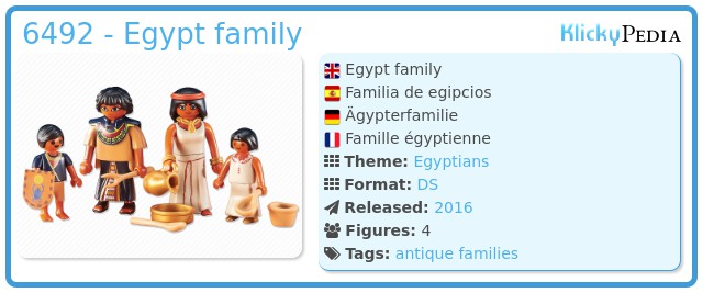 Playmobil Ägypter Familie Bewohner Zivilisten History 6492 