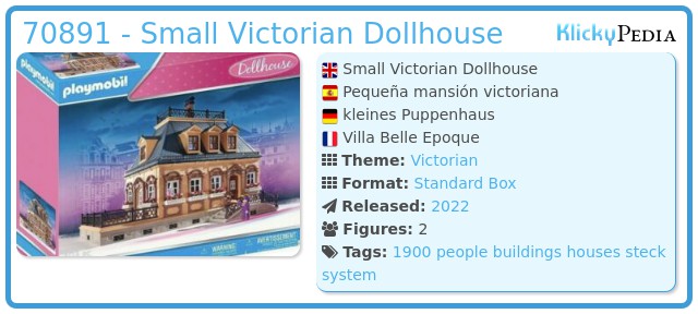 Playmobil 70891 - Small Victorian Dollhouse