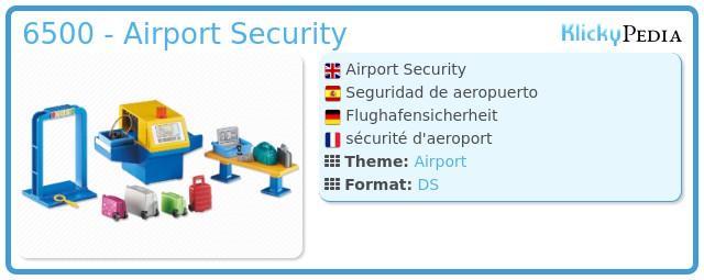 Playmobil 6500 - Airport Security