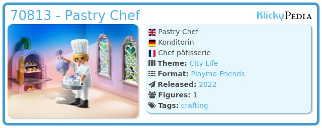 Playmobil 70813 - Pastry Chef