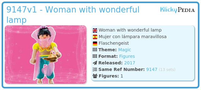 Playmobil 9147v1 - Woman with wonderful lamp