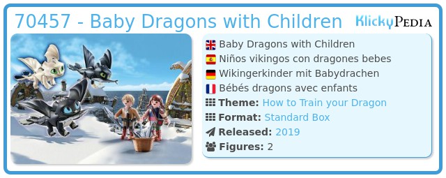 Playmobil 70457 - Baby Dragons with Children