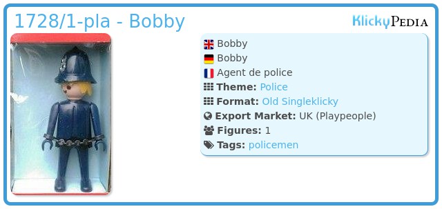 Playmobil 1728/1-pla - Bobby