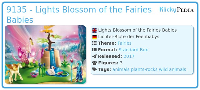 Playmobil 9135 - Lights Blossom of the Fairies Babies