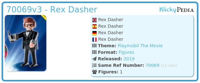 Playmobil 70069v3 - Rex Dasher