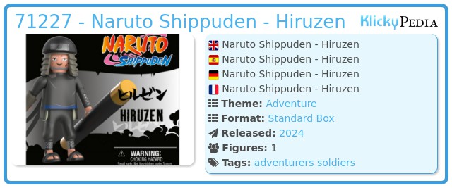 Playmobil 71227 - Naruto Shippuden - Hiruzen
