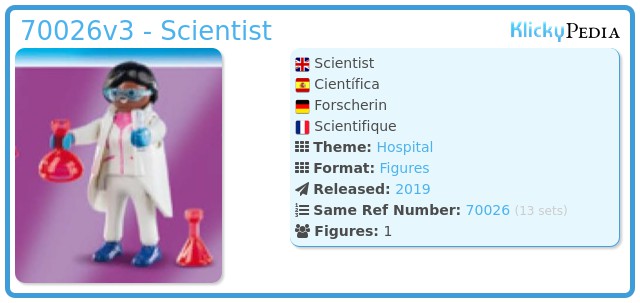 Playmobil 70026v3 - Scientist