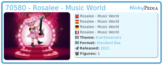 PLAYMOBIL® 70580 Rosalee Music World 