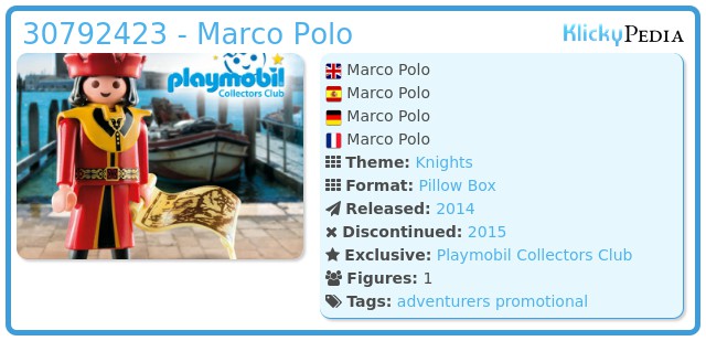 Playmobil 30792423 - Marco Polo