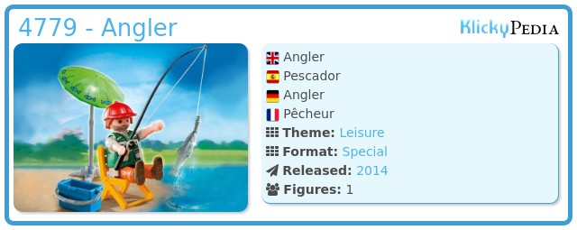 4779, #5 Playmobil Special Plus Angler 