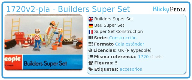 Playmobil 1720v2-pla - Builders Super Set