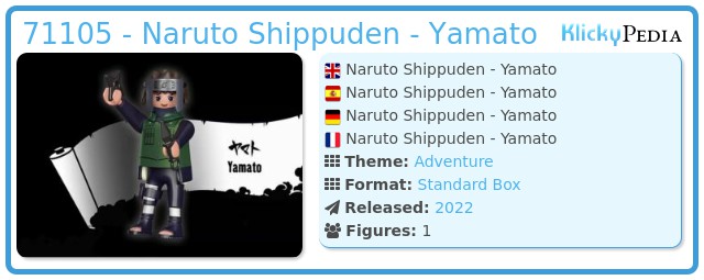 Playmobil 71105 - Naruto Shippuden - Yamato