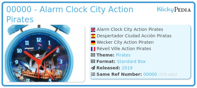 Playmobil 00000 - Alarm Clock City Action Pirates
