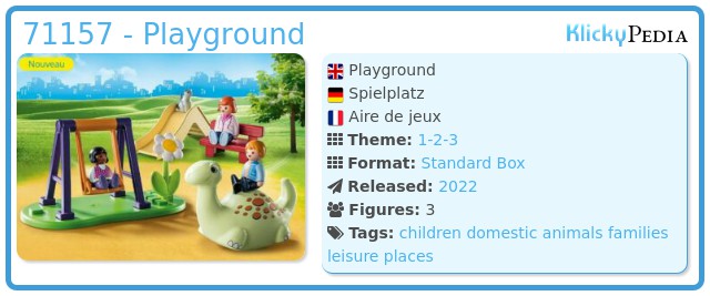 Playmobil 71157 - Playground