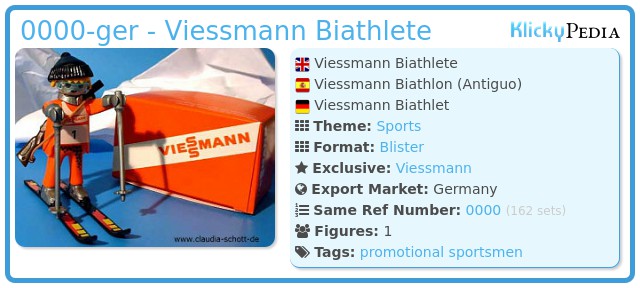 Playmobil 0000-ger - Viessmann Biathlete