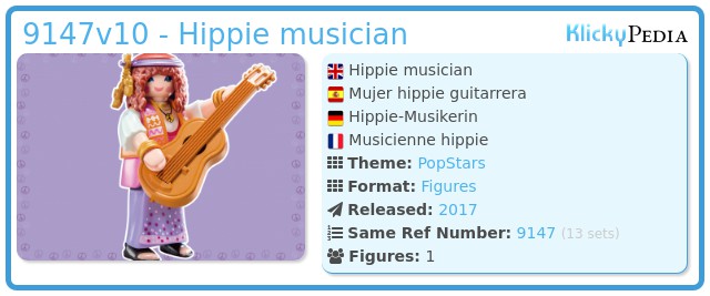 Playmobil 9147v10 - Hippie musician