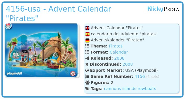 Playmobil 4156-usa - Advent Calendar 