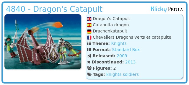 Playmobil 4840 - Dragon's Catapult
