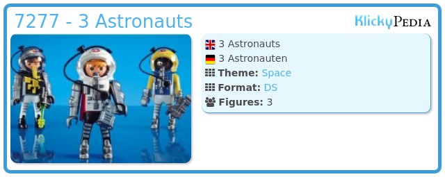 Playmobil 7277 - 3 Astronauts