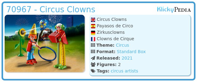 Playmobil 70967 - Circus Clowns