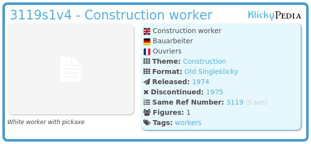 Playmobil 3119s1v4 - Construction worker