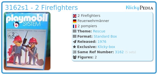 Playmobil 3162s1 - 2 Firefighters