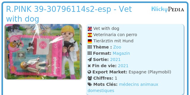 Playmobil 30796114 - Vet with dog