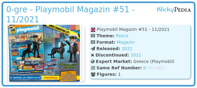 Playmobil 0-gre - Playmobil Magazin #51 - 11/2021