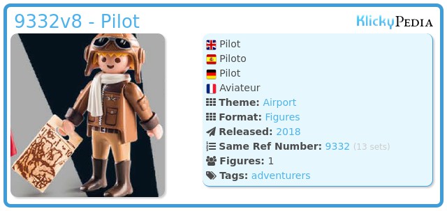 Playmobil 9332v8 - Pilot