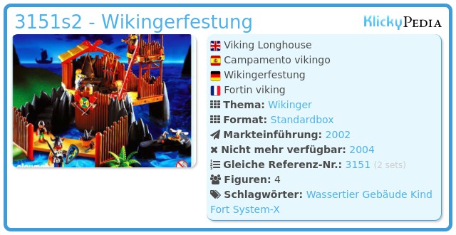 Playmobil 3151s2 - Wikingerfestung