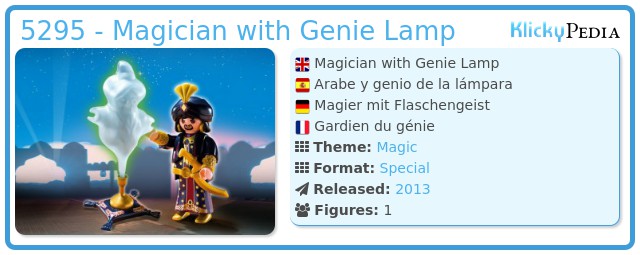 Playmobil 5295 - Magician with Genie Lamp