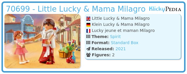Playmobil 70699 - Little Lucky & Mama Milagro