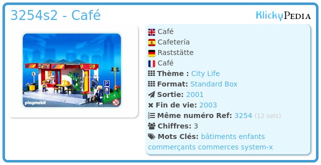 Playmobil 3254s2 - Café