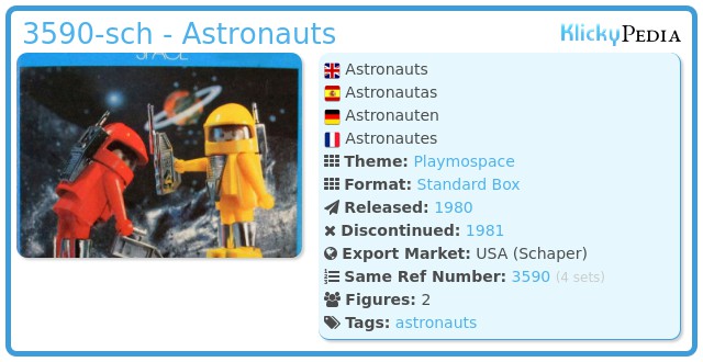 Playmobil 3590-sch - Astronauts