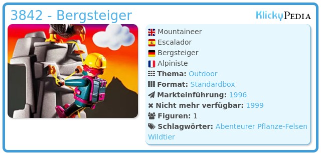 Playmobil 3842 - Bergsteiger