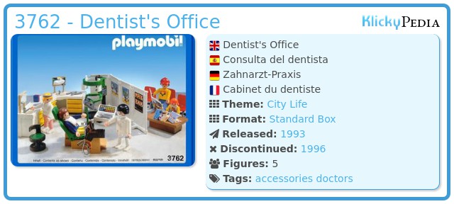 Playmobil 3762 - Dentist's Office